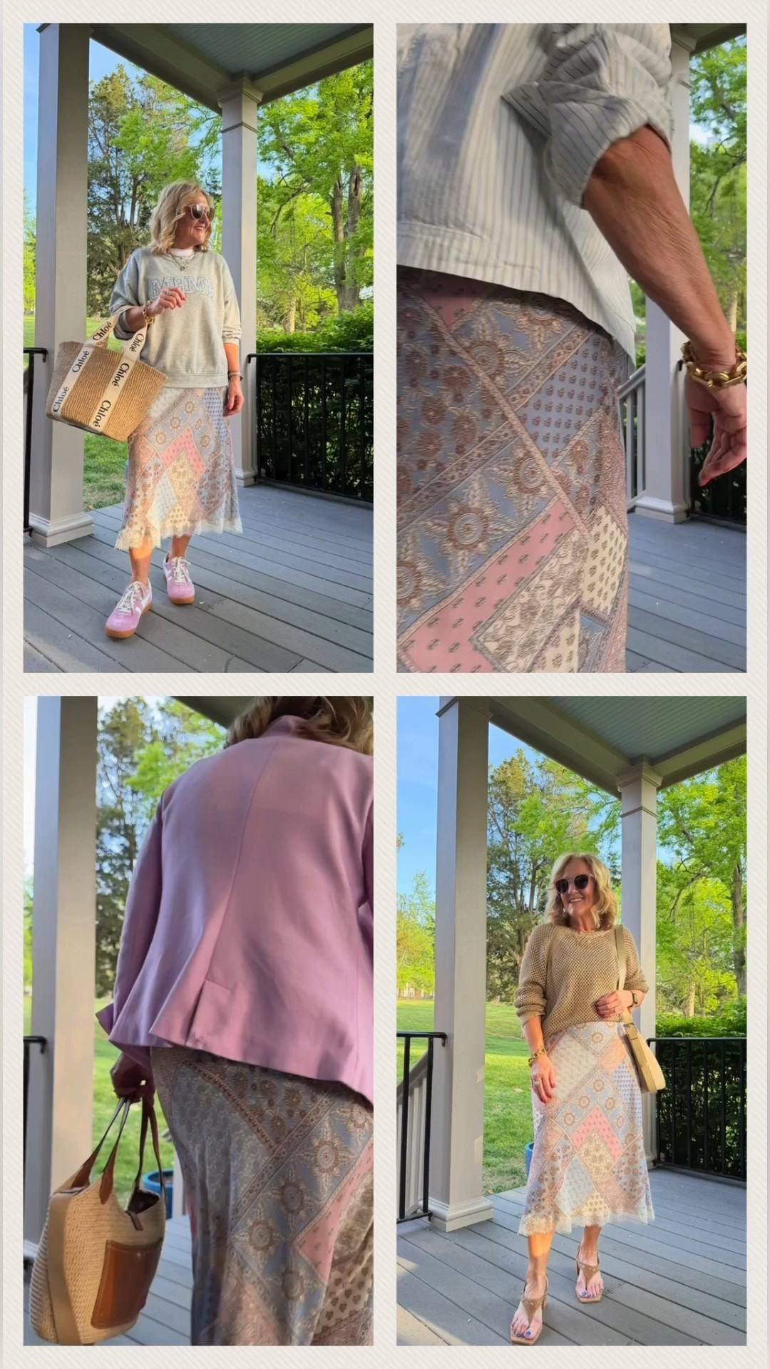 Loft skirts so many ways to wear them with the trending lace trim! To work, for casual everyday, for lunch, for showers. I life skirts because of the endless possibilities. 
Wearing a medium petite in the skirt. 
Medium in the tops sweaters and jackets. 
I’ll link as much as I can! Some items will be in separate LTK posts  

#LTKSaleAlert #LTKOver40 #LTKMothersDay