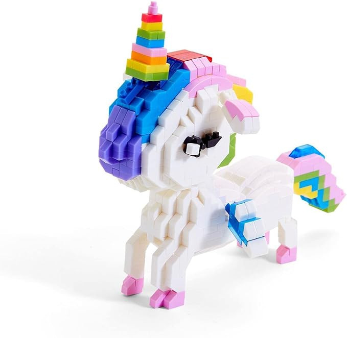 Two's Company Unicorn Tiny Blocks in Storage Box | Amazon (US)