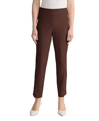 Women's Stretch Twill Pull-On Ankle Pant | Macy's