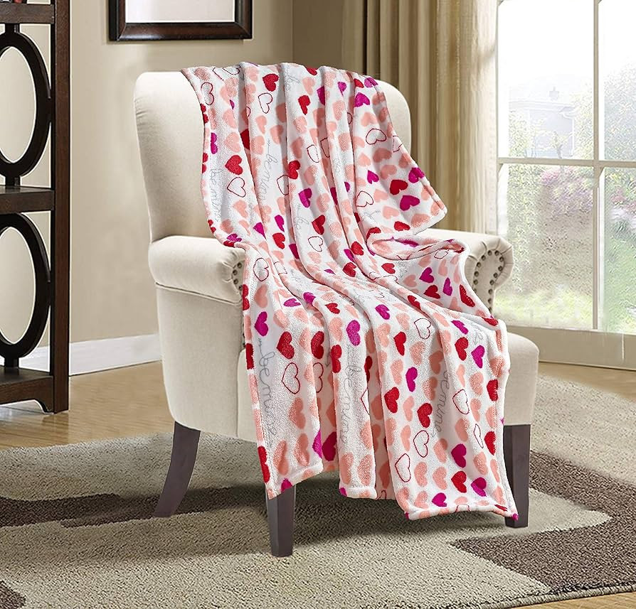 Valerian Luxury Velvet Super Soft Light Weight Blanket Prints Fleece Throw - All Year Round Home ... | Amazon (US)