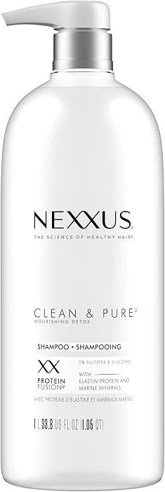 Nexxus Clean and Pure Clarifying Shampoo, With ProteinFusion, Nourished Hair Care Silicone, Dye A... | Amazon (US)