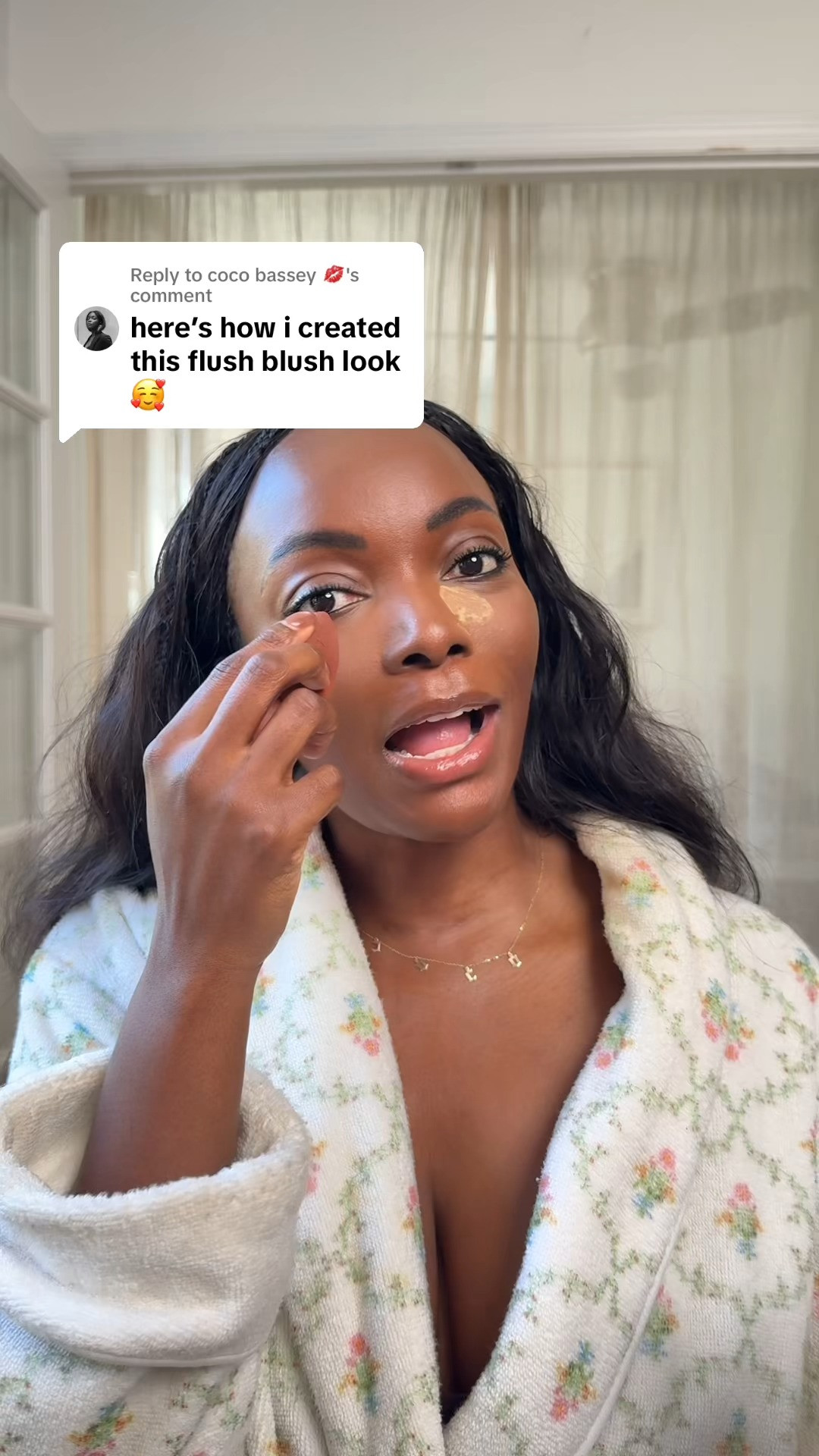 Trying out Esther's Flush Blush technique with her Mac blush combo! 

 #LTKBeauty