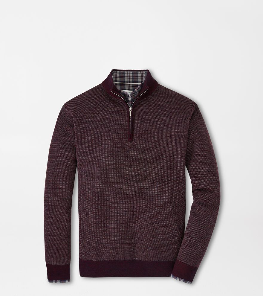 Breaker Birdseye Quarter-Zip | Peter Millar