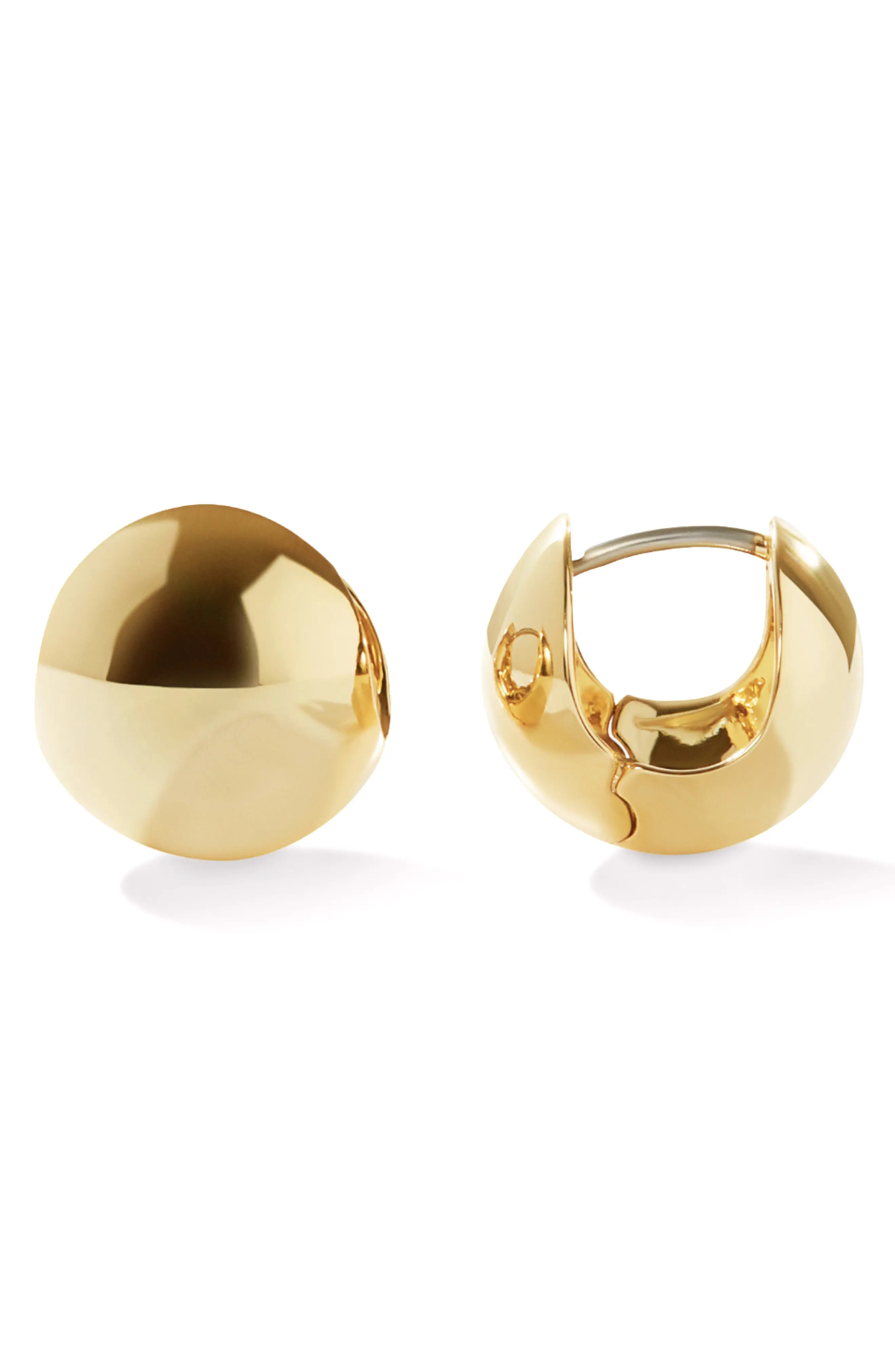 Mini Abby Sphere Huggie Hoop Earrings (Women) | Nordstrom | Nordstrom