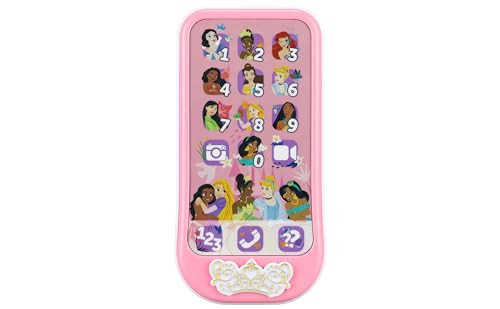 eKids Disney Princess Toy Phone for Kids, Toddler Toys Designed for Fans of Disney Princess Toys, Great Stocking Stuffers for Kids (DP-160) | Amazon (US)