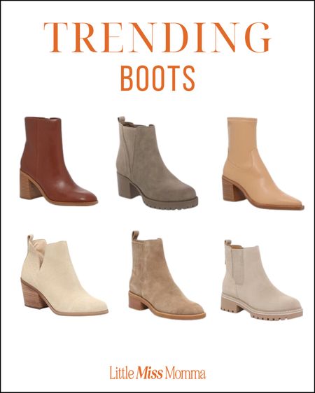 Trending boots for fall and winter, must have booties for fall 

#LTKstyletip #LTKfindsunder100 #LTKSeasonal