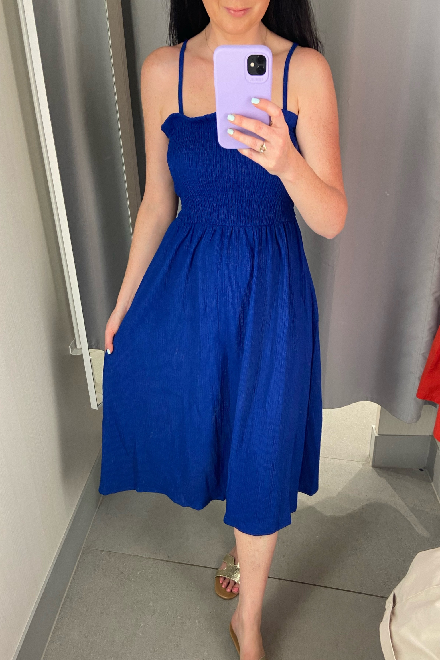 t shirt midi dress Navy T-Shirt Midi