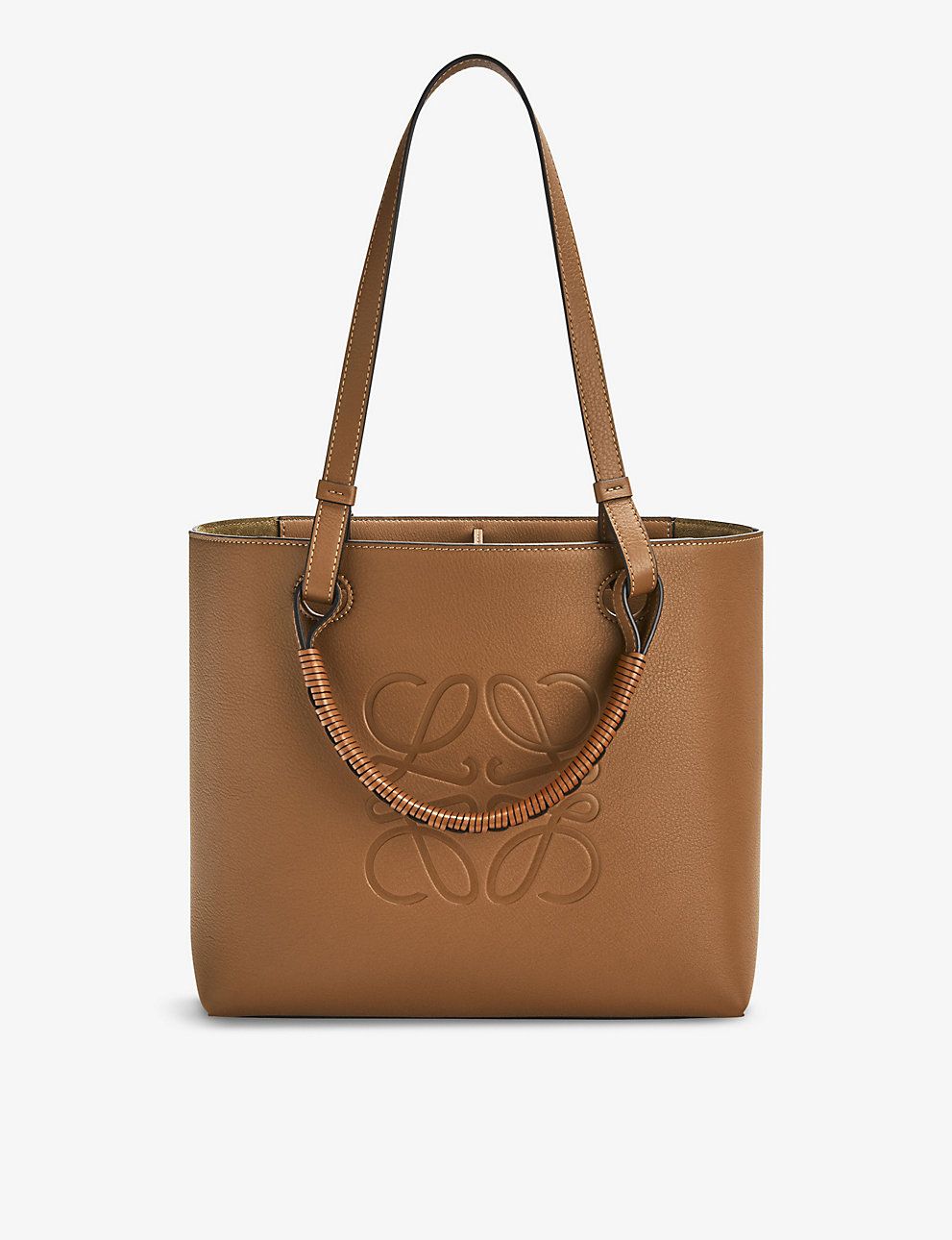 Anagram small leather tote bag | Selfridges