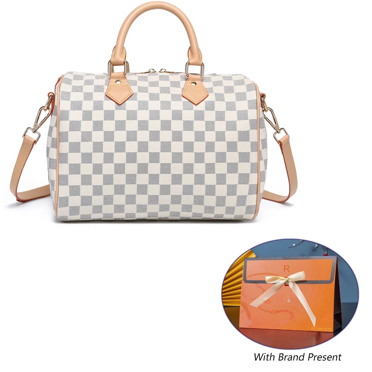RICHPORTS Checkered Shoulder Bags Fashion Handbags For Womens | Walmart (US)