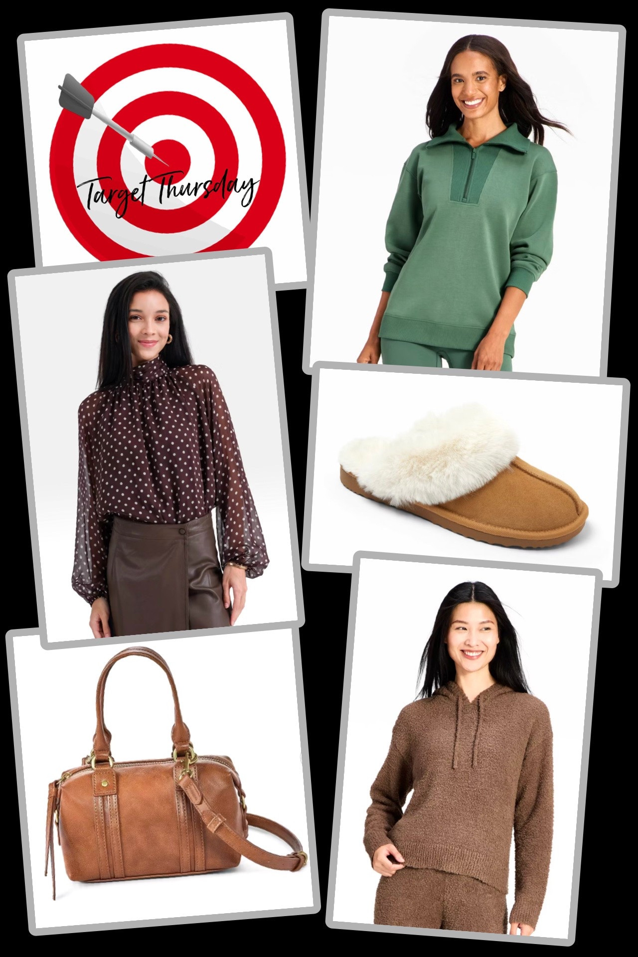 Time for Target Thursday, a round up of fantastic New Arrivals worth checking out! 🎯

🎯 A New Day Women’s Long Sleeve Chiffon Blouse - it’s always nice to have some staple blouses that can be brought out when needed, and this new chiffon version is lovely in person. The fit is super flowy and comfy, and the polka dots add a very on trend, feminine detail. Available in either black or brown, this blouse is already flying since just hitting the website. 

🎯 Universal Thread Faux Leather Small Satchel Crossbody Bag - satchel style handbags have continued to be super popular this year, and this cute new version is only $25! Several colors to choose from, and even with a compact size, it’s spacious for everyday essentials.

🎯 All in Motion Women’s Airy Sleek 1/2 Zip Pullover - brand new release that is such a winner! It feels like the infamous scuba fabric that’s incredibly comfy. This style is athleisure, but a top that will still make you feel pulled together. Several beautiful colors available.

🎯 Auden Women’s Sylvia Genuine Suede Slippers - just restocked for the year, and always a best seller since they’re so incredibly comfy! The durable soles on these make them easy to wear outdoors as well. Several colors to choose from at a great price for the quality. 

🎯 Auden Women’s Teddy Hooded Pullover Sweater - this is the second year that Target brought back this top seller! It was a major seller last year, as it’s so soft and cozy - literally feels like a snuggly blanket, and even has matching joggers available. The sweater itself it one of those items you will reach for again and again on chilly days - and the price point is fantastic! 

#targetthursday #targetfinds #targetstyle

#LTKSeasonal #LTKootd #LTKActive