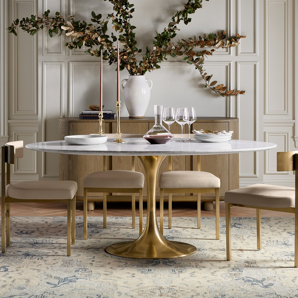 Tulip Oval Pedestal Dining Table (70") | Williams-Sonoma