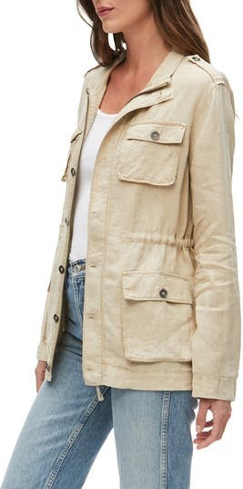 Frankie Linen Utility Jacket | Nordstrom