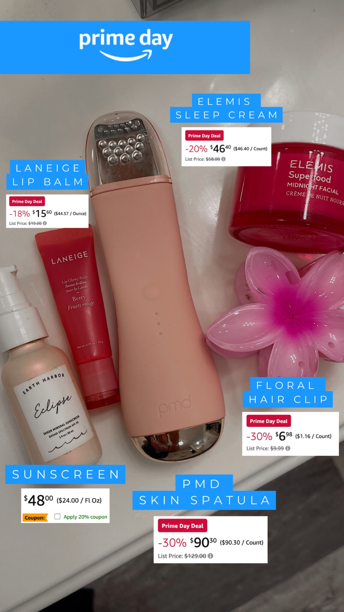 Prime day sales! Beauty edition

Amazon prime, Amazon beauty, Amazon finds, Amazon sale, prime day sale, prime day finds, beauty finds, skincare

#LTKFindsUnder100 #LTKBeauty #LTKSaleAlert