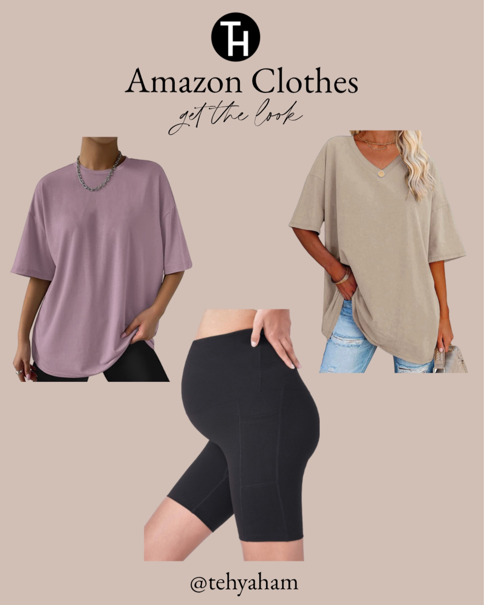 Loving these over sized tshirts! 

Bike shorts

Bump

Maternity 

#LTKunder50 #LTKbump #LTKbaby