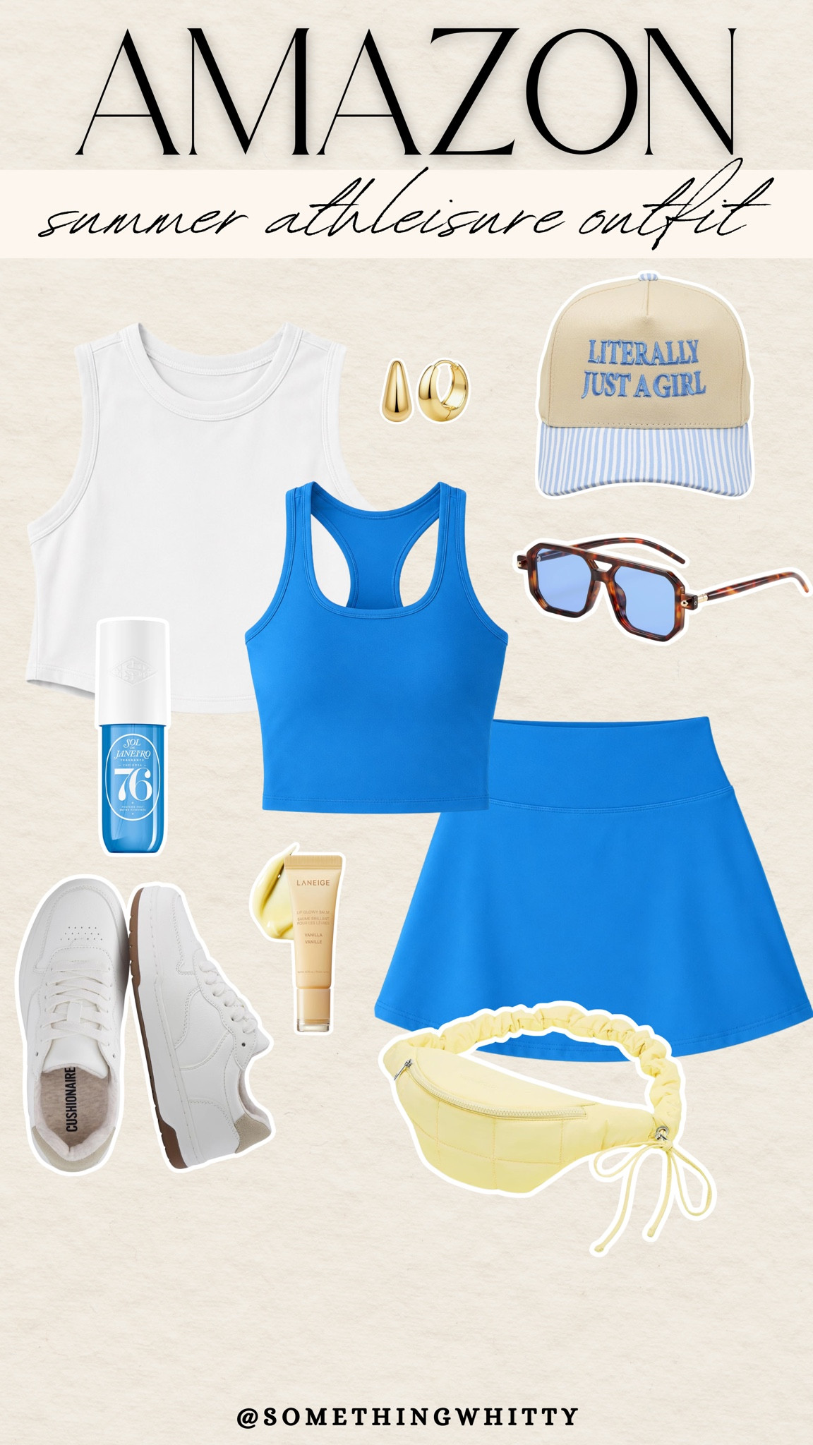 Stay cool this summer with this chic athletic outfit! Perfect for workouts or casual outings. The cap and shoes add a fun twist. #summerstyle #amazonfinds #workoutoutfit #fashion

#LTKootd #LTKActive #LTKSeasonal