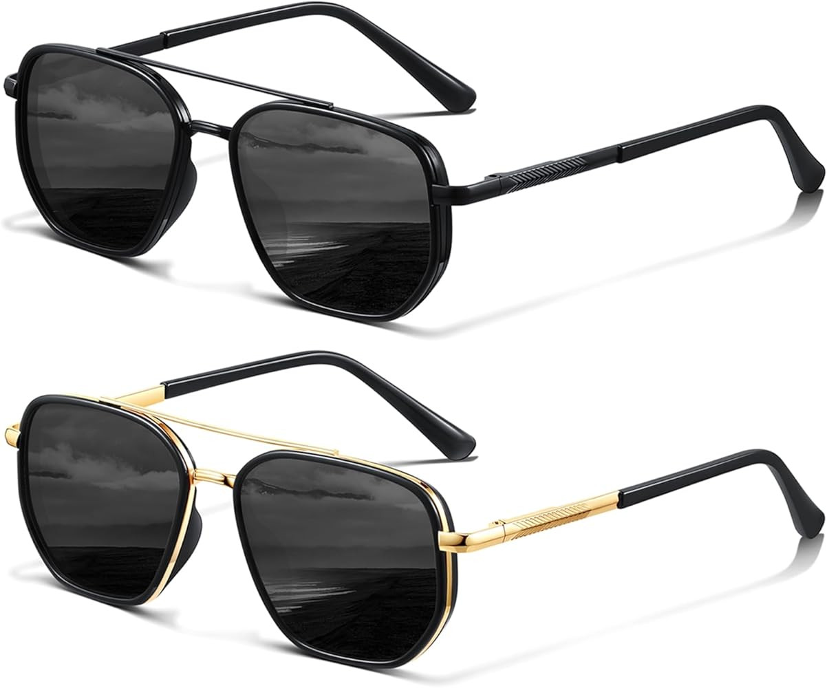 KUGUAOK Polarized Aviator Sunglasses for Women Men Fashion UV Protection Tangle Free Sun Glasses ... | Amazon (US)