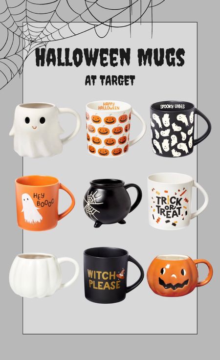 Target Halloween mugs 🎃👻💀🕷️🕸️

#LTKSeasonal #LTKFind #LTKunder50