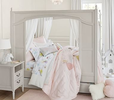 Disney Princess Castles Organic Sheet Set & Pillowcases | Pottery Barn Kids