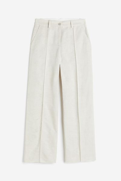 Dressy Linen-blend Pants | H&M (US + CA)