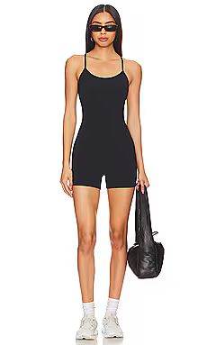 Splits59 x REVOLVE Airweight 3.5" Romper in Black from Revolve.com | Revolve Clothing (Global)