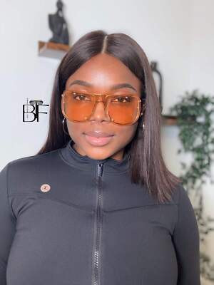 BTF-0152: Oversized Rimless Shield Sunglasses for Women. Windproof Big Sun Shade | eBay UK