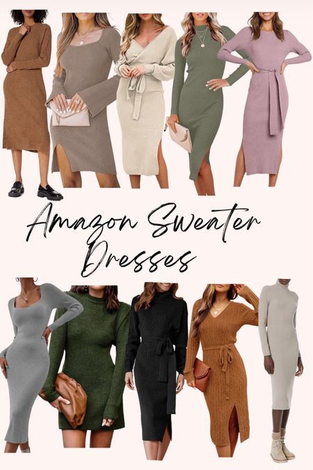 Amazon fall sweater dresses

#LTKworkwear #LTKSeasonal #LTKHoliday