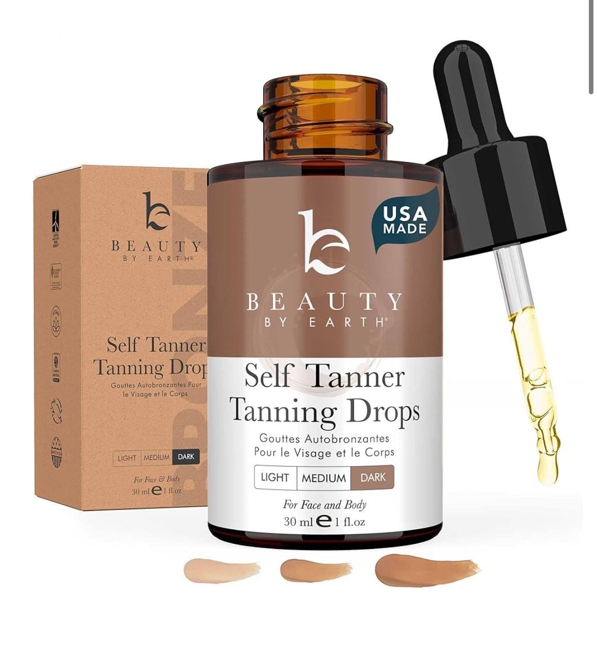 Non toxic self tan supplies 