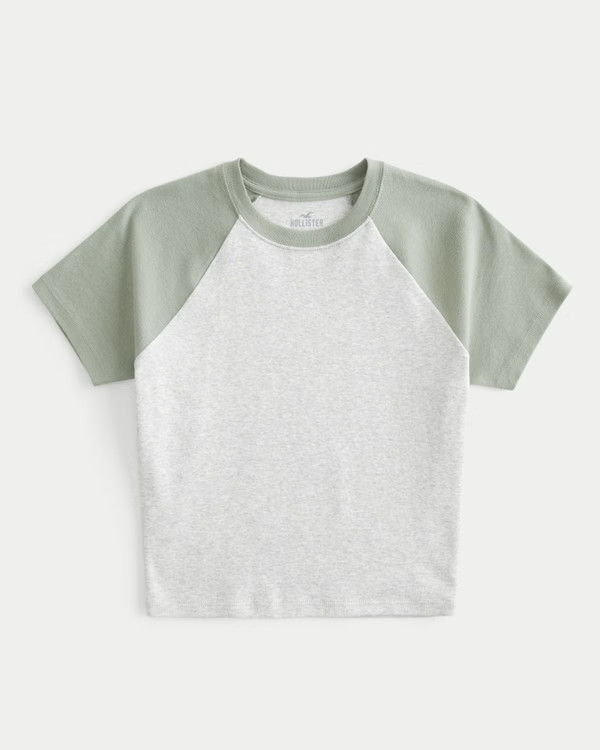 Cotton Crew Baby Tee | Hollister (US)