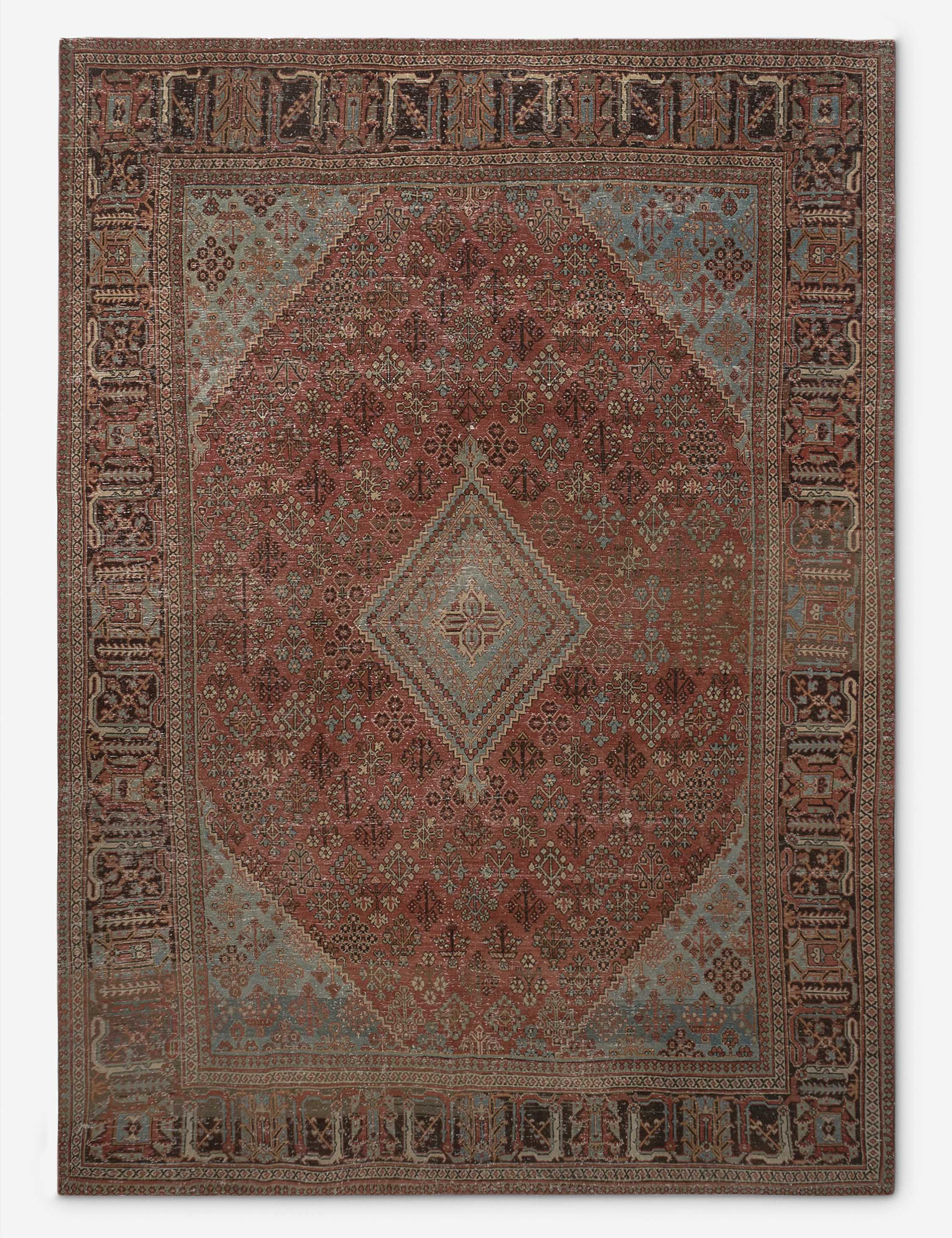Vintage Turkish Hand-Knotted Wool Rug No. 396, 8'4" x 11'5" | Lulu and Georgia 