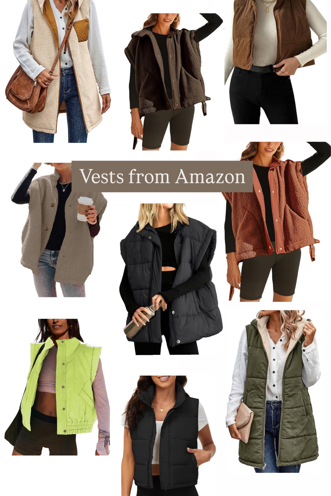 I live in vests but it’s time for a refresh. Loving these from Amazon for everyday wear, I work from home and I’m alwaysss in a cozy vest  

#LTKFindsUnder50 #LTKWorkwear #LTKStyleTip