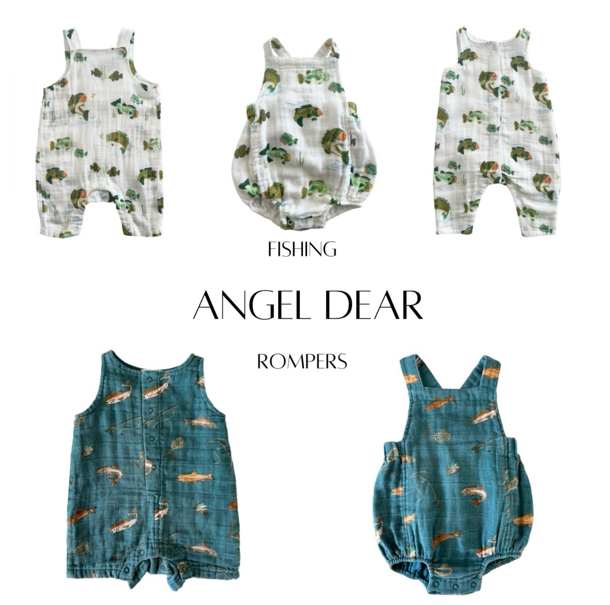 Fishing rompers from SpearmintLOVE. So cute for a baby boy or toddler! 

#LTKkids #LTKbaby #LTKfindsunder50