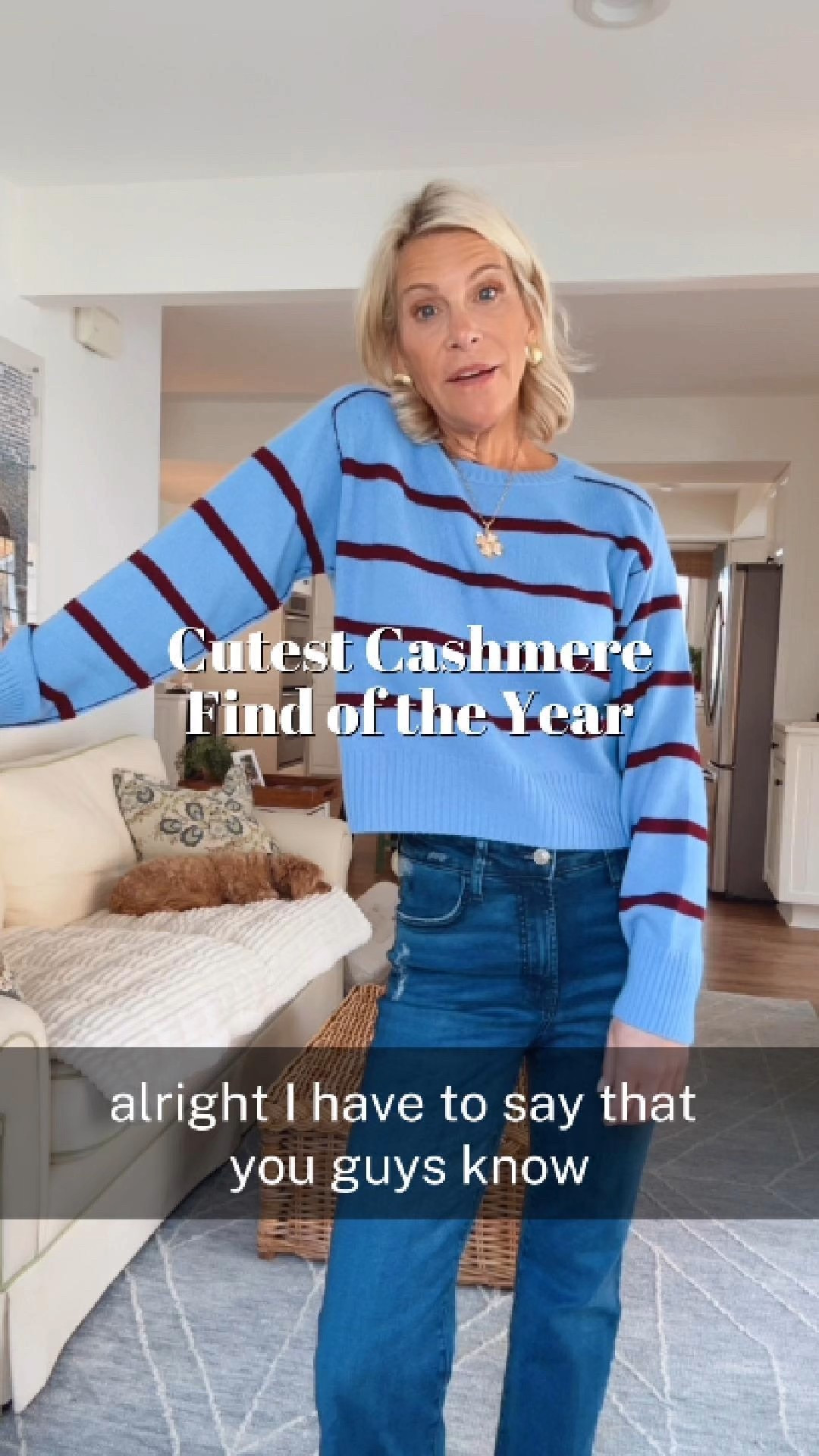 I can’t get over how cute this cashmere is — the color combo is so good.☺️



#LTKStyleTip #LTKSeasonal #LTKOver40