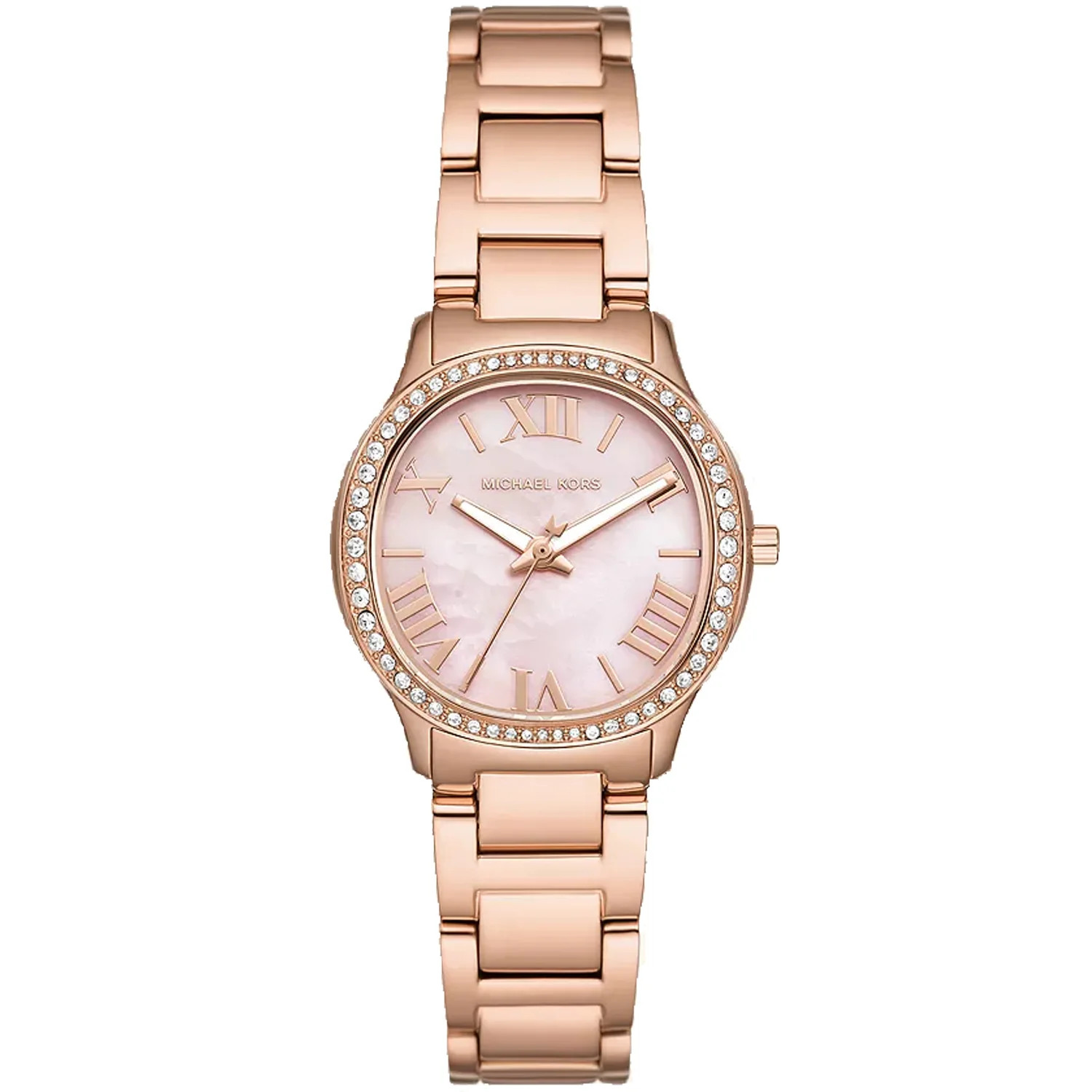 Michael Kors Women's Sage Pink MOP Dial Watch | Shop Simon