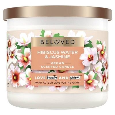 Beloved Hibiscus Water & Jasmine Vegan Candle - 15oz | Target