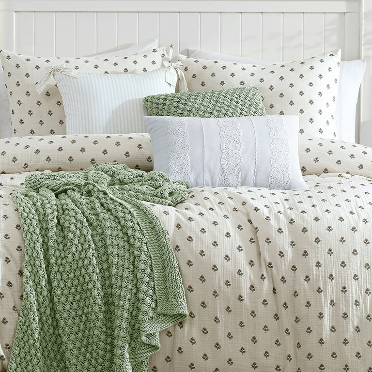 Peri Home  Block Print Gauze Comforter Set Queen | Walmart (US)