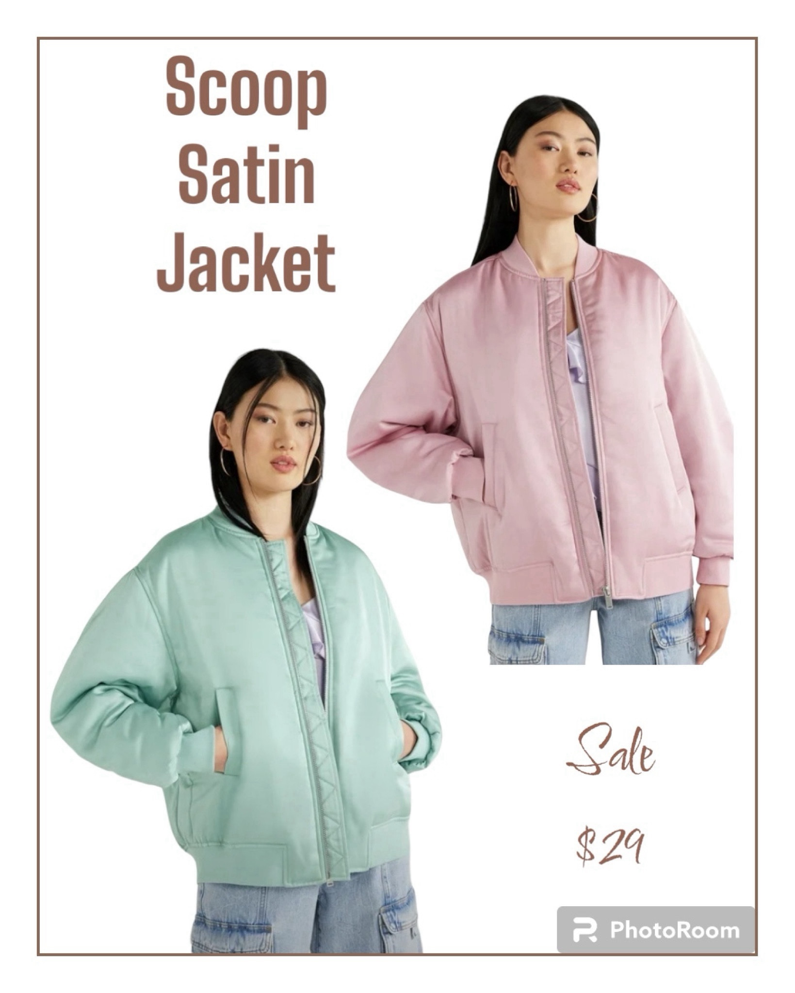 Scoop @walmart satin jacket in pink and green. On sale!

#walmart


#LTKfindsunder50 #LTKsalealert