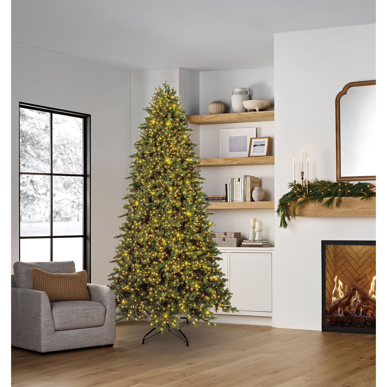 Member's Mark 9' Norway Fir Pre-Lit Christmas Tree | Sam's Club