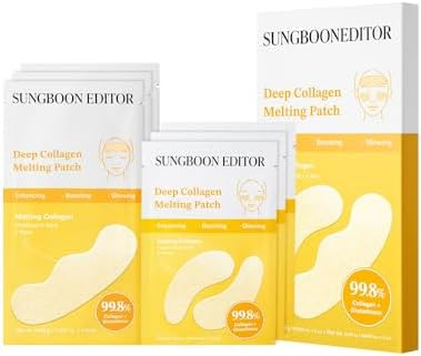 SUNGBOON EDITOR Deep Collagen Melting Patch | Collagen & Glutathione, Hydrating Patch, Firm-Looki... | Amazon (US)