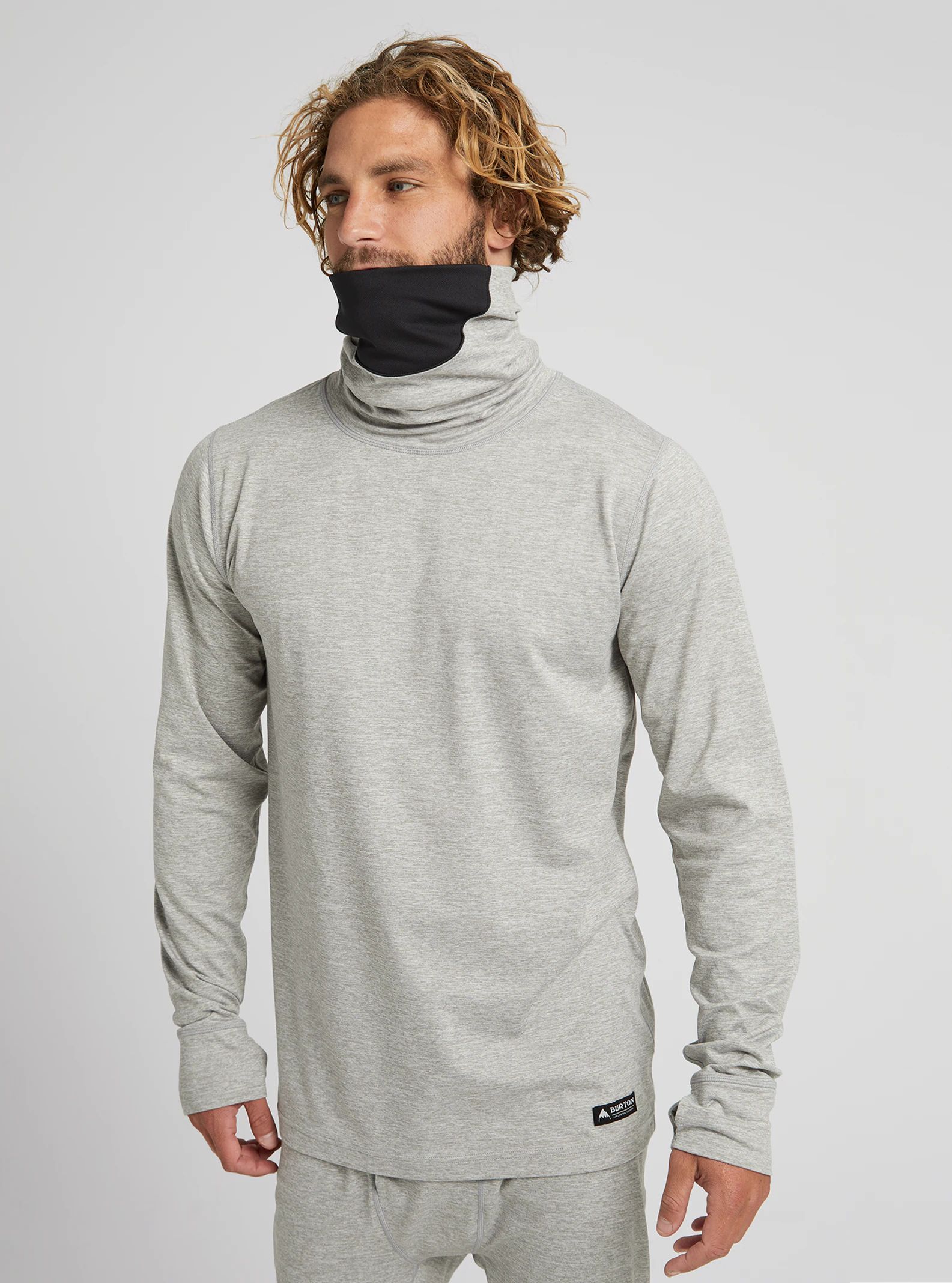 Men's Burton Midweight Base Layer Long Neck Shirt | Burton Snowboards US