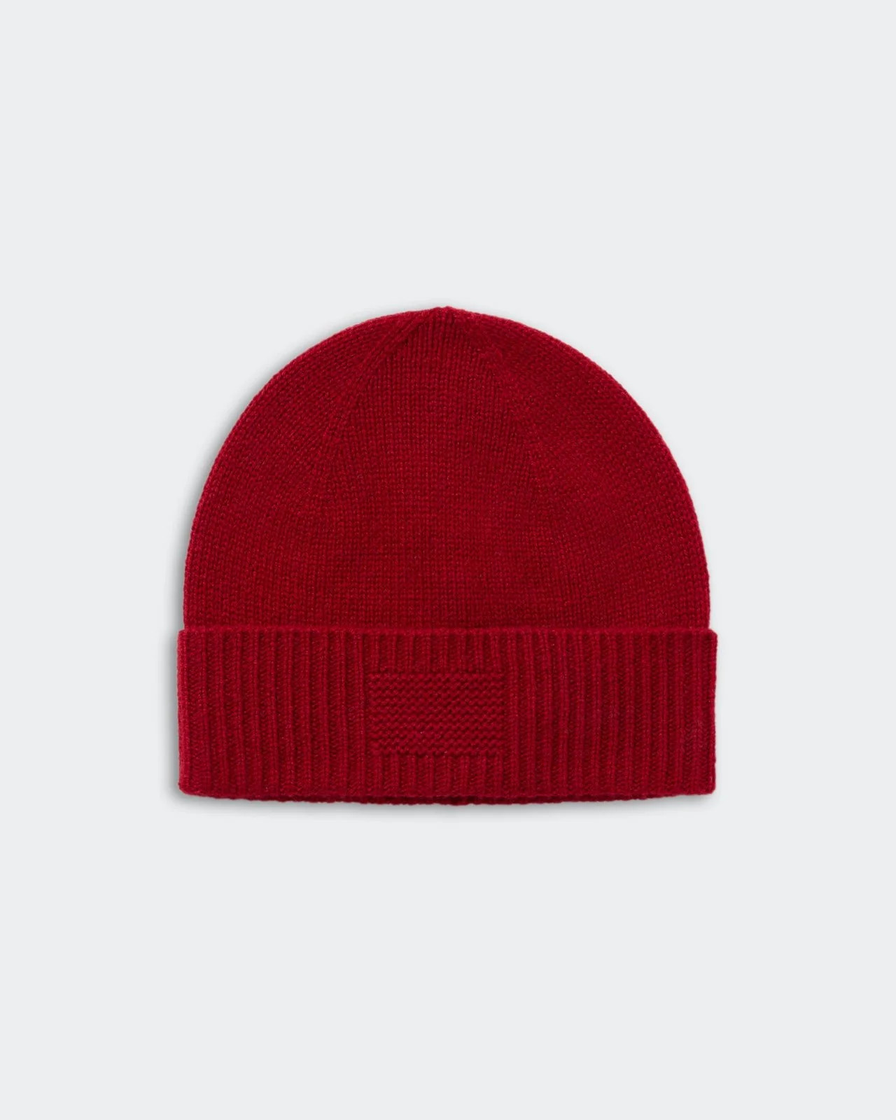Rib Cuff Beanie - Ruby | Guest In Residence