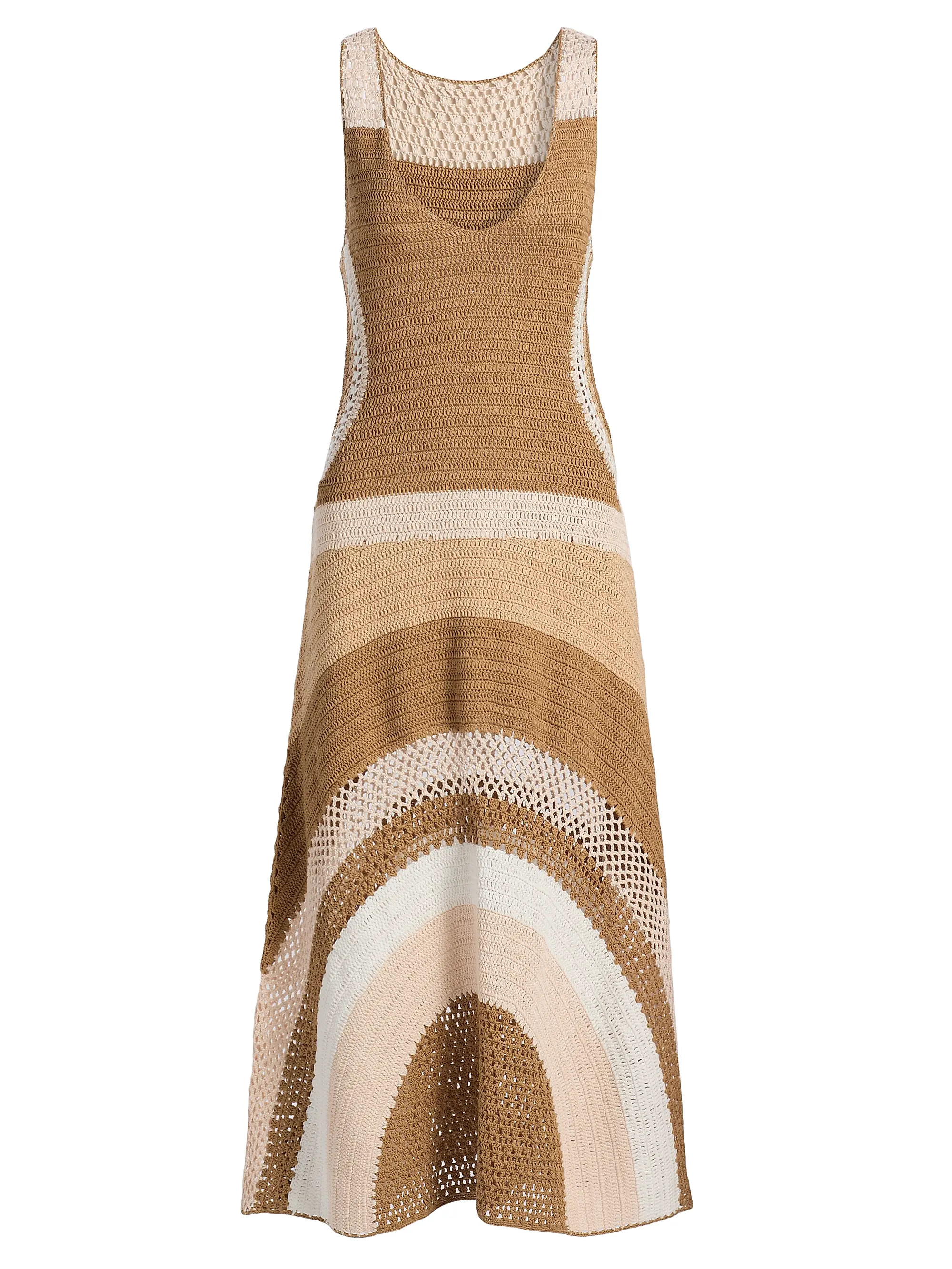 Ramy Brook Cadence Crochet Colorblock Midi-Dress | Saks Fifth Avenue | Saks Fifth Avenue