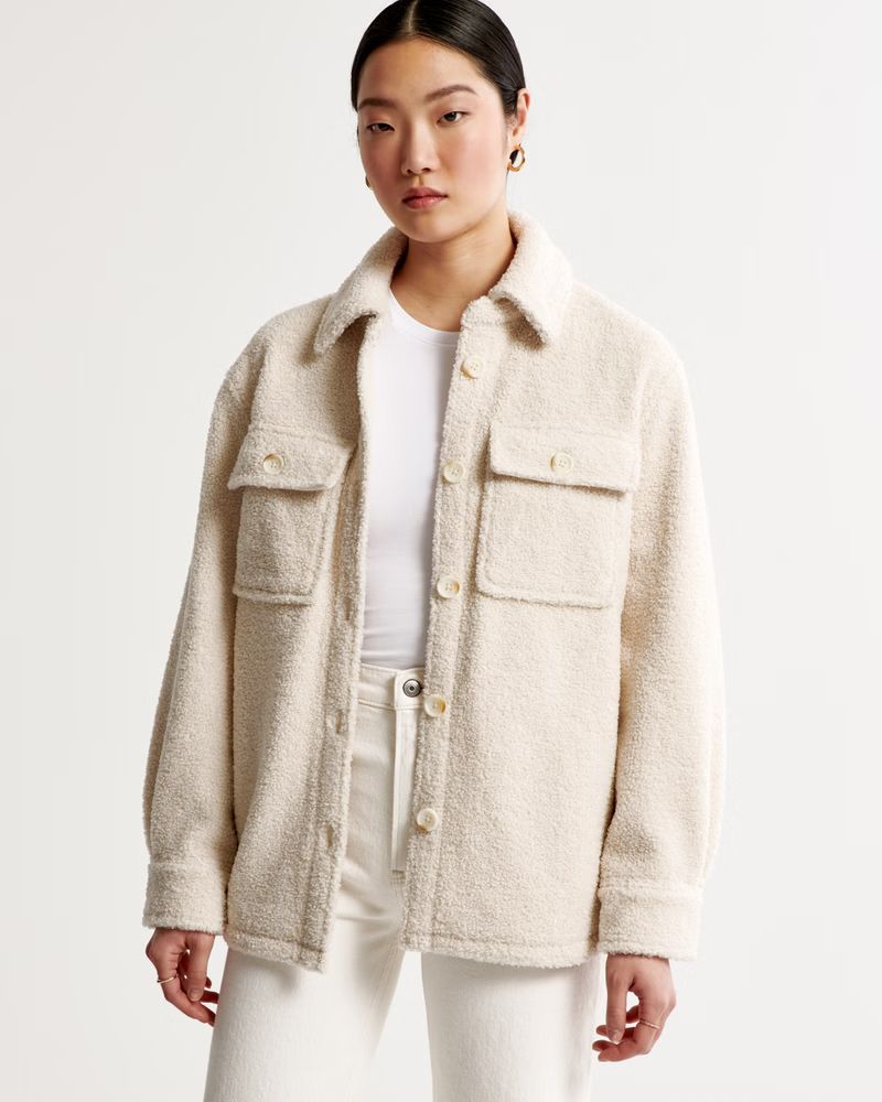 Sherpa Shirt Jacket | Abercrombie & Fitch (US)