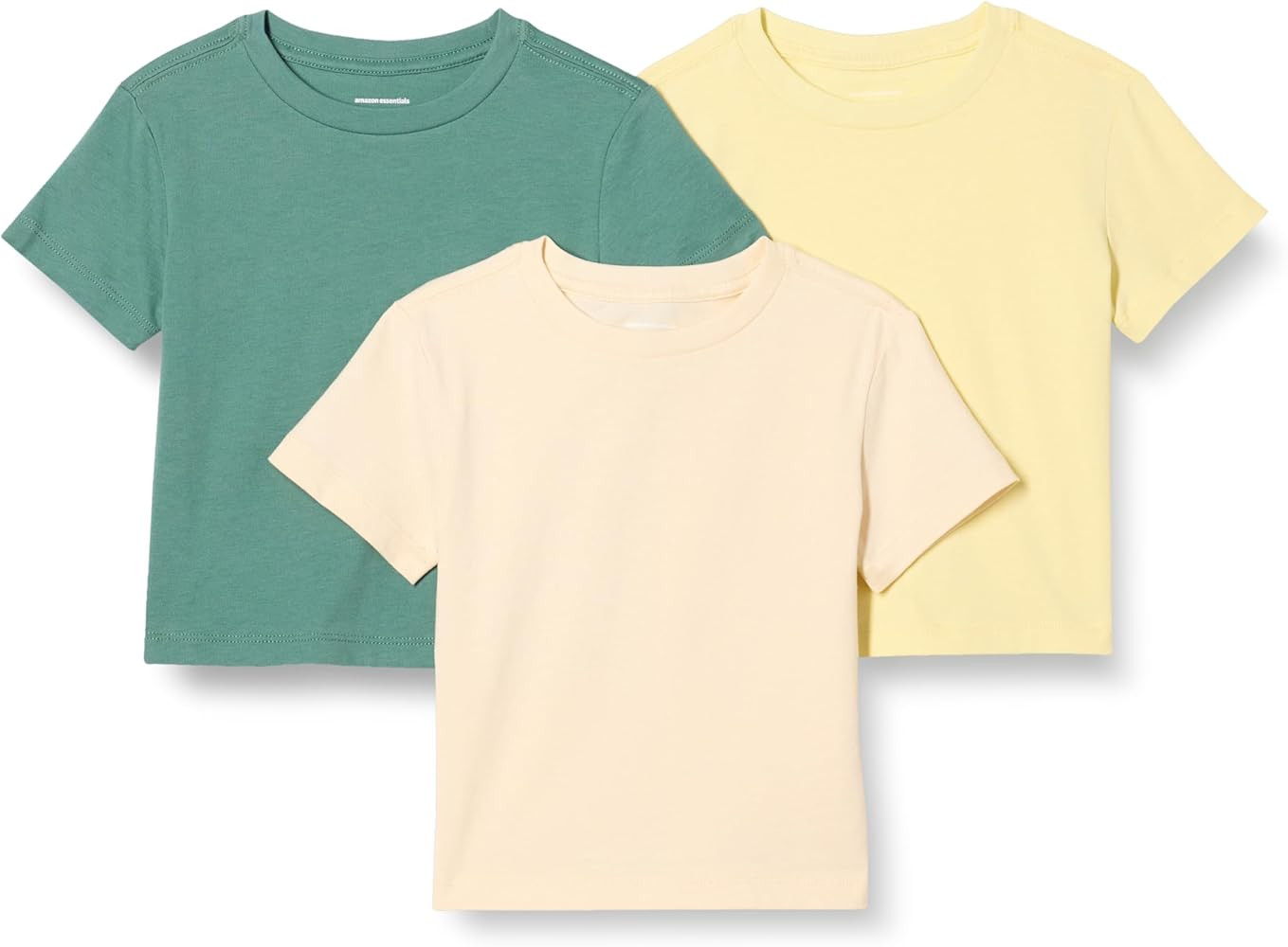 Amazon Essentials Boys and Toddlers' Cotton T-Shirts, Pack of 3 | Amazon (US)