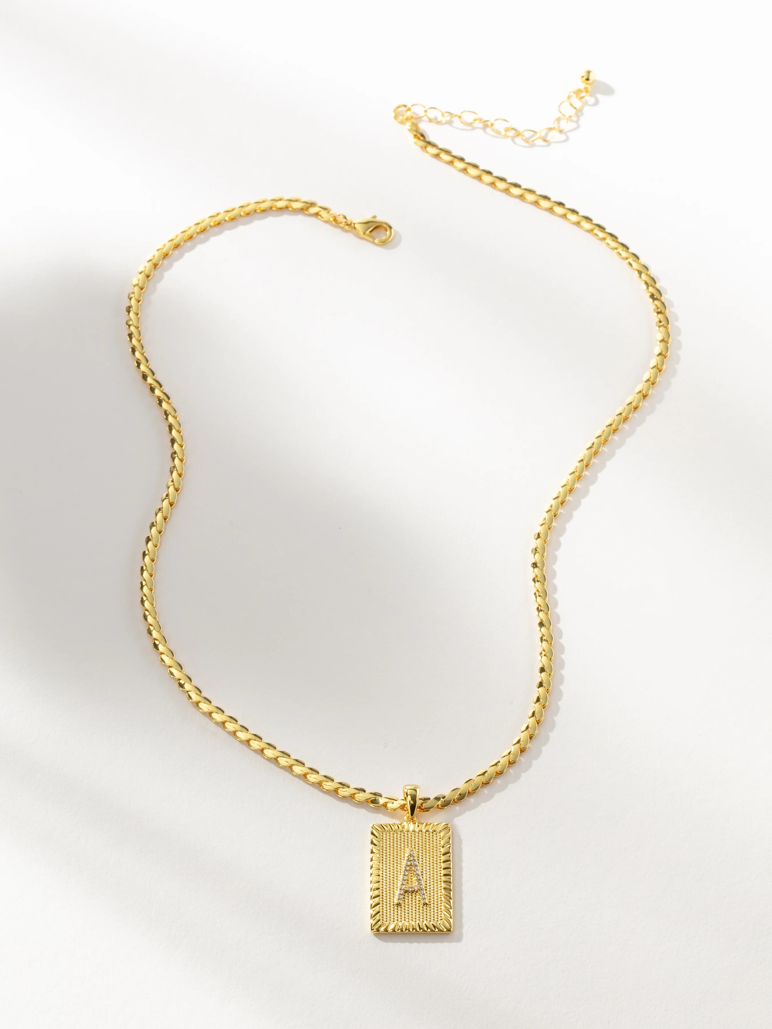 Gold Letter Initial Chain and Pendant Necklace | Uncommon James | Uncommon James
