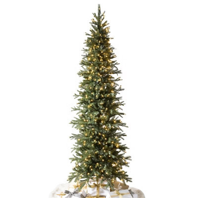 Balsam Hill 9 ft Clear LED Cathedral Fir Artificial Christmas Tree | Target