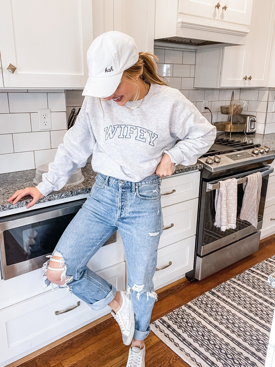 Wifey Personalized Crewneck Sweatshirt MRS Personalized Crew - Etsy | Etsy (US)