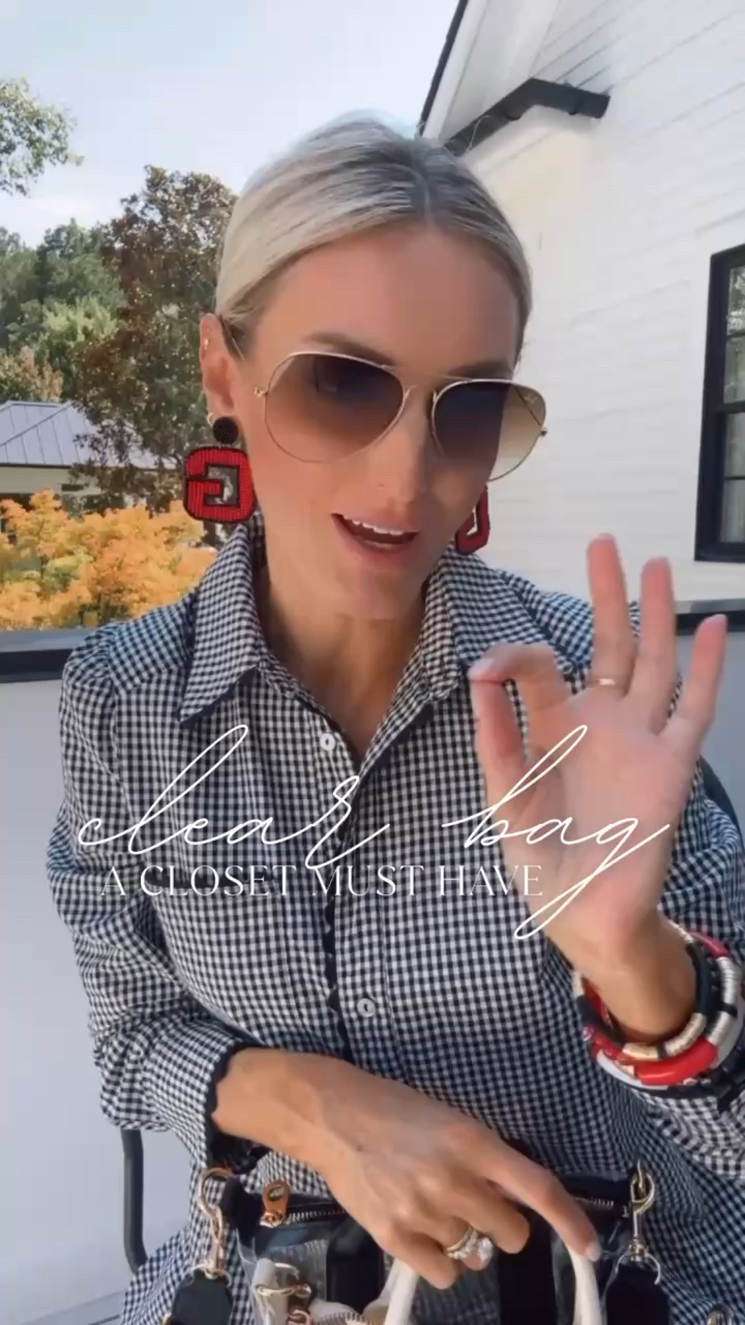 These clear bags are under $20 & perfect for game day! 

Loverly Grey, Target, clear purse, clear bag, game day outfit 

#LTKItBag #LTKSeasonal #LTKSaleAlert