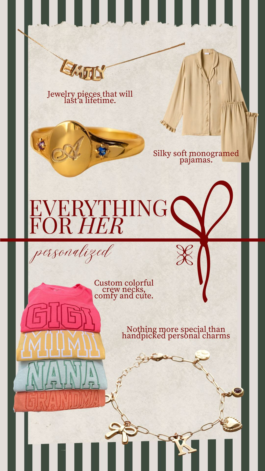 everything for her personalized - gift guide for her personalized gifts 

#LTKGiftGuide #LTKHoliday