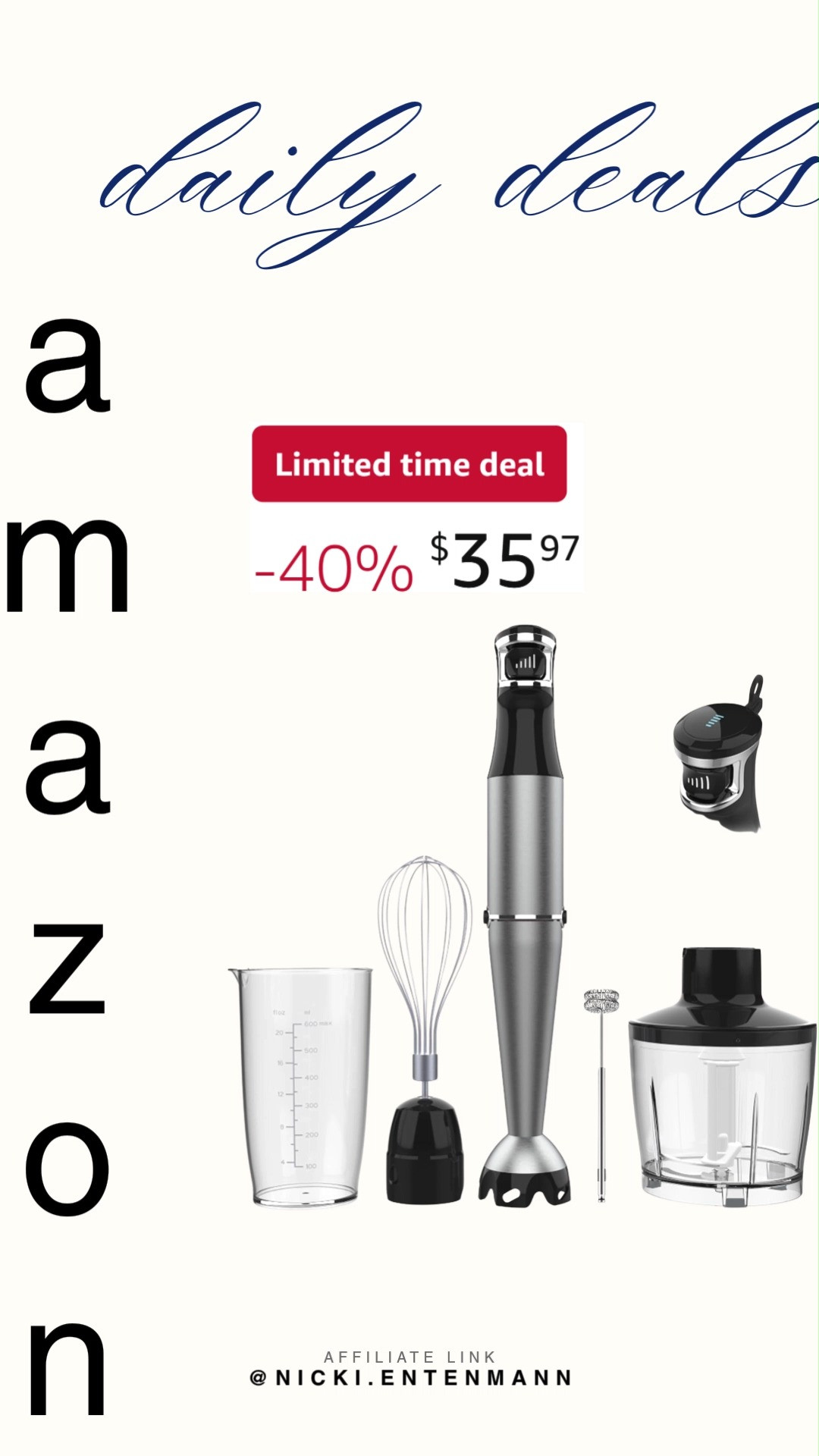 Blend smarter with the Turelar Immersion Blender Set, a powerful 1100W handheld tool that whips, mixes, and purees with ease for kitchen creations that feel effortless and fun. 🥣⚡🍓  

#ImmersionBlender #HandBlender #TurelarBlender #KitchenAppliance #CookingTools #BlenderSet #HomeCooking #FoodPrep #KitchenEssentials #BlendWithEase 

 #LTKfoodie #LTKHome #LTKSaleAlert