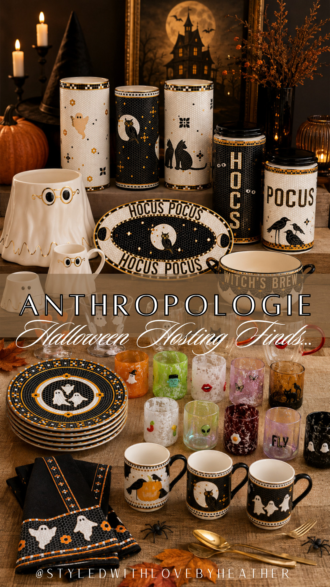 Anthropologie Halloween has officially entered the chat, and this collection is way too good. 🖤🎃 I’m loving how the playful ghosts, moody black-and-orange details, and vintage-inspired pieces still feel elevated enough to blend into my everyday home—swipe through my favorite Halloween hosting finds, shop the edit now, and follow for more chic seasonal finds. 

 #LTKdayinmylife #LTKSeasonal #LTKHome
